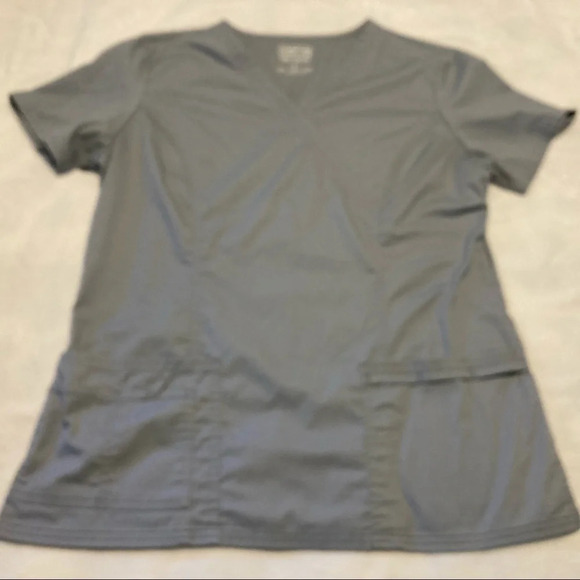 Like New Bundle of 2 Cherokee Core Stretch Mock Wrap Tops M - Picture 13 of 16